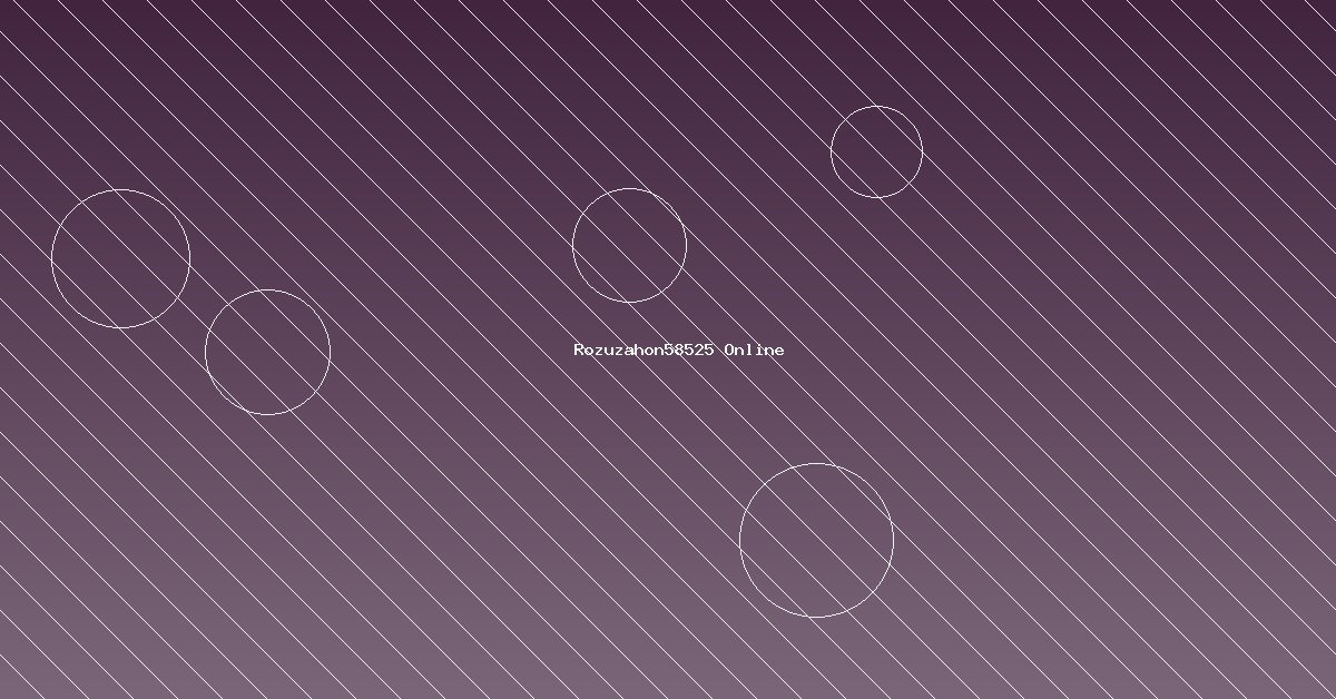 Rozuzahon58525 Online: Decoding the Digital Persona Shaping Gaming Communities